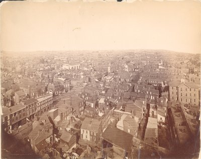 Panorama de Philadelphie depuis la tour de tir de Sparks, vue nord-ouest, 1870 - American Photographer